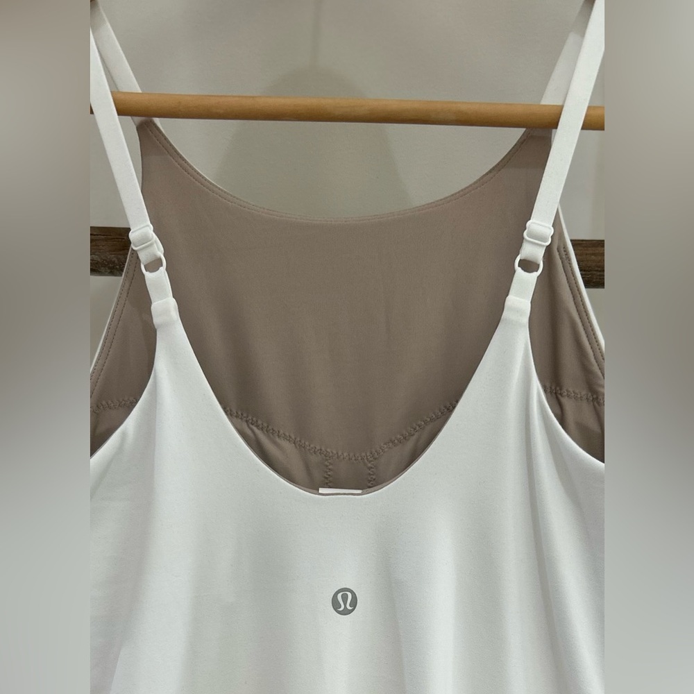 Lululemon Athletica Align High-Neck White Dress A/B Size 8 - Picture 3 of 9